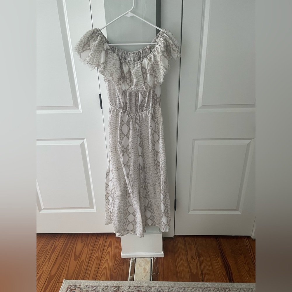 Adorable off the shoulder swimsuit coverup romper